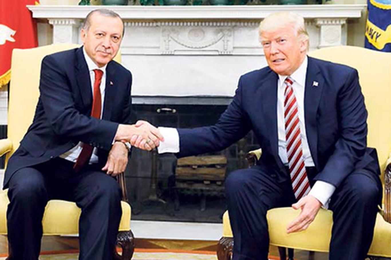  Cumhurbaşkanı Erdoğan Trump'la görüştü